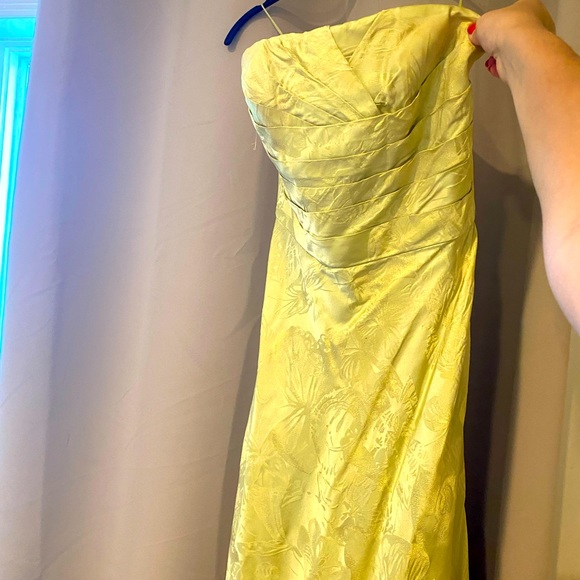 Vintage Dress, Vintage Green Dress, Carmen Marc Valvo, Couture Dress - Picture 3 of 4